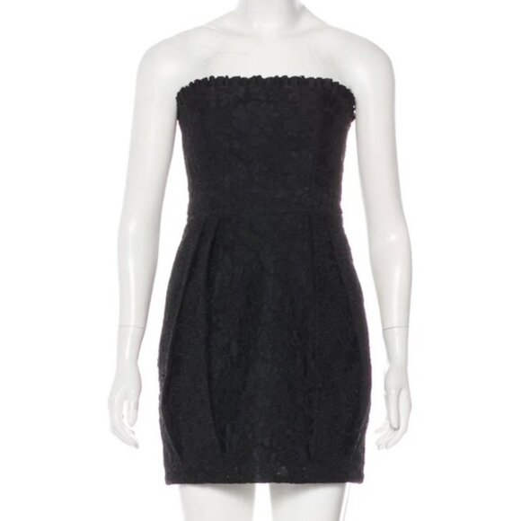 Alice + Olivia Lace Strapless Dress - Picture 8 of 8